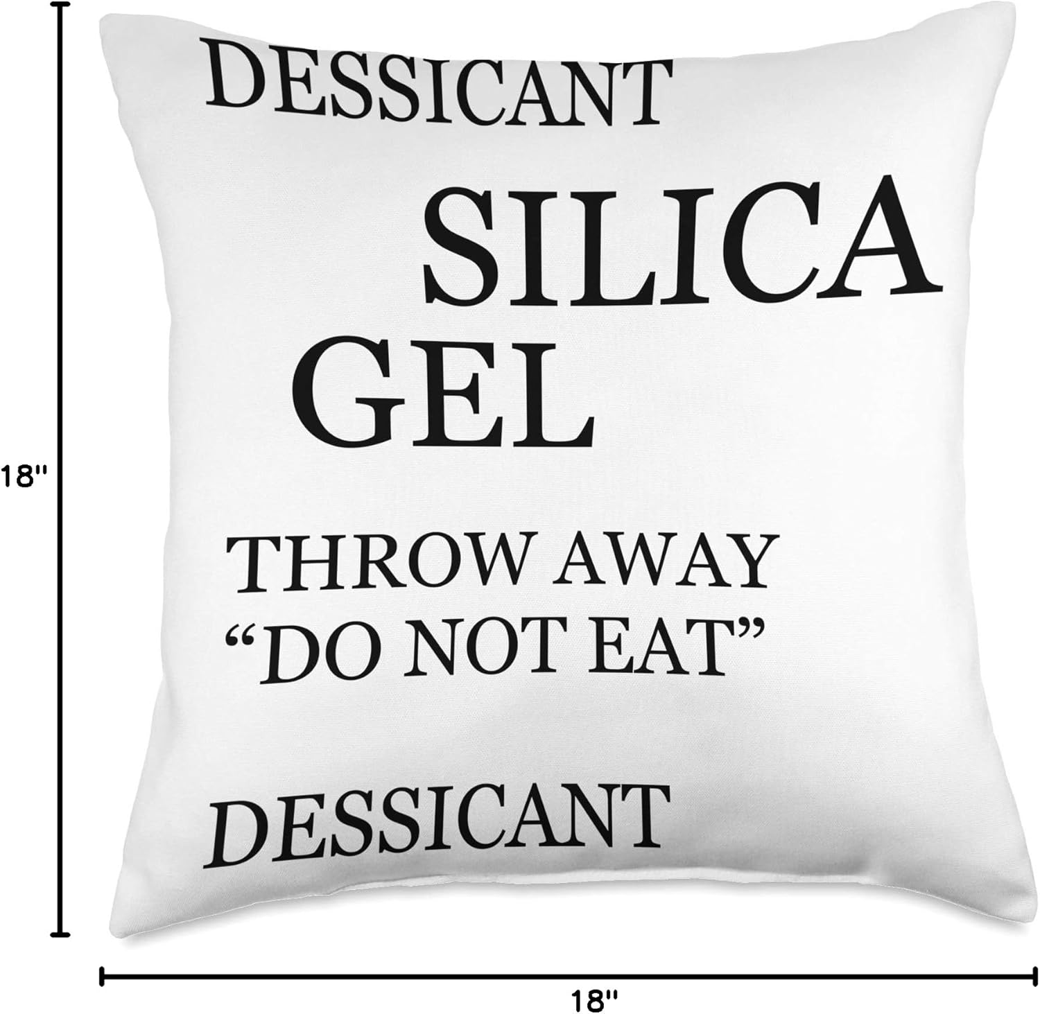 Funny Silica Gel Parody Pillow or Bag Throw Pillow