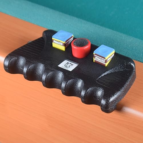 Miniatura 2 de CROWN ME Soporte para Tacos de Billar, Soporte para Tacos de Billar con Peso, Soporte Portátil para Tacos de Billar con Soporte para Tiza, Soporte