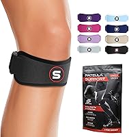 Vista 17 de Sleeve Stars - Correa de soporte para tendón rotuliano de marca sueca para mujeres y hombres, rodillera Osgood Schlatter eficaz para jóvenes