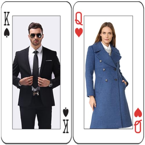 Cadres de photos de cartes à jouer