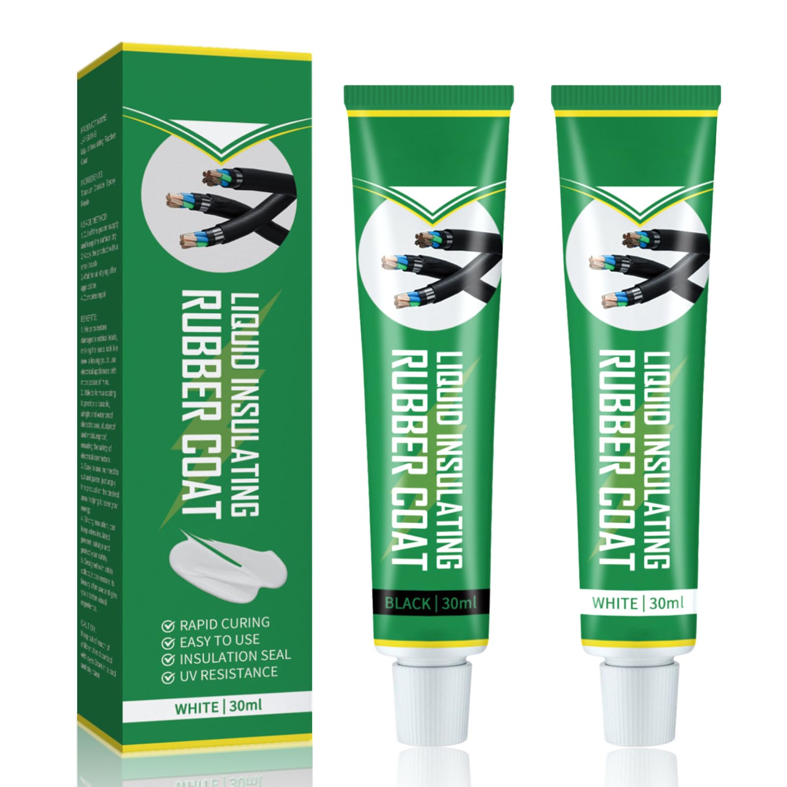 Rivestimento Isolante Liquido In Gomma - Per Cavi Elettrici, Antifiamma, Asciugatura Rapida