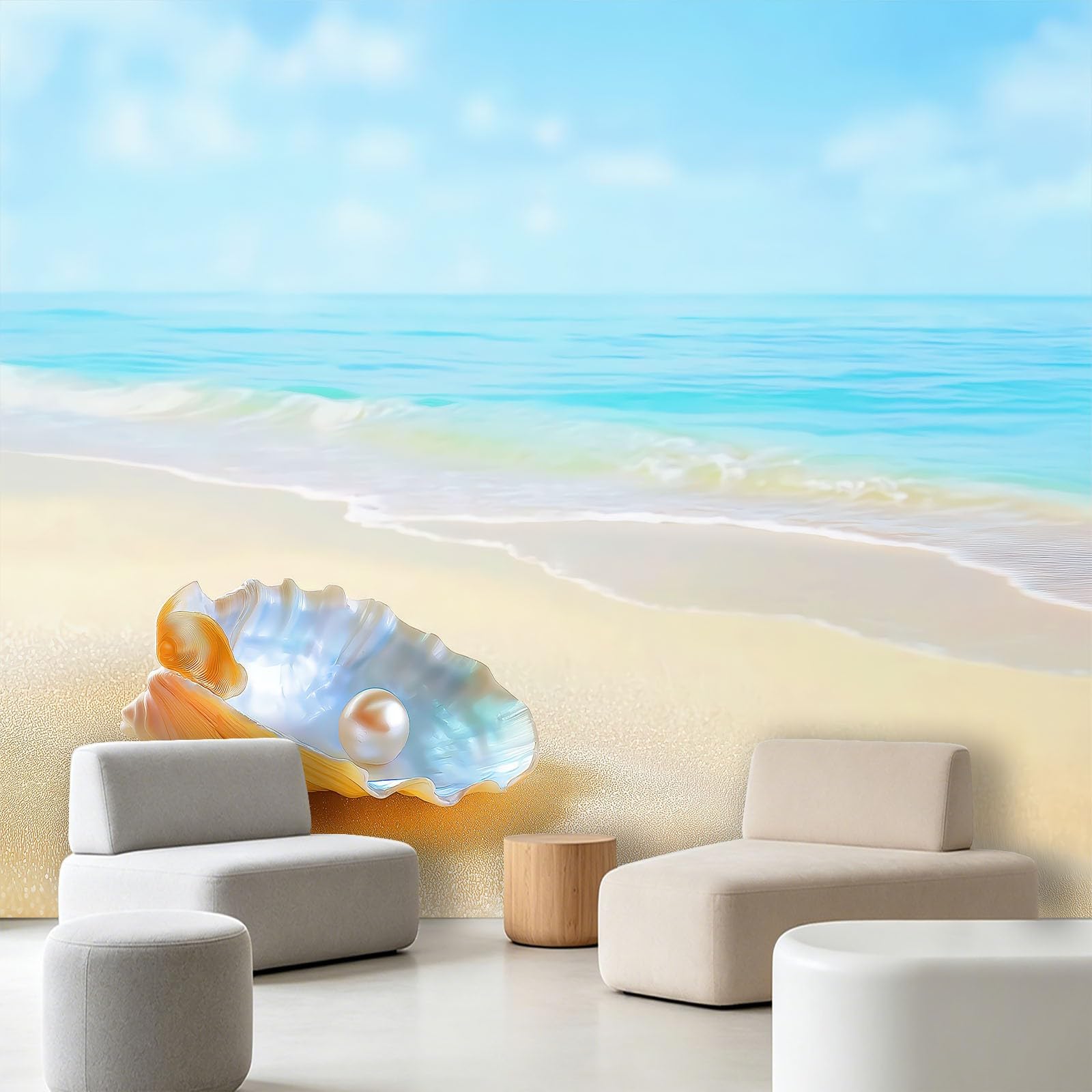 WTD - Papel pintado fotográfico (400 x 280 cm), diseño minimalista