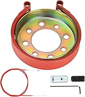 Vista 10 de GREHUA Kit de banda de freno de tambor trasero de 4 pulgadas y cable para Manco Bandit Critter 1492 4316 297 Rotary 484 Azusa 2251-B Yerf-Dog