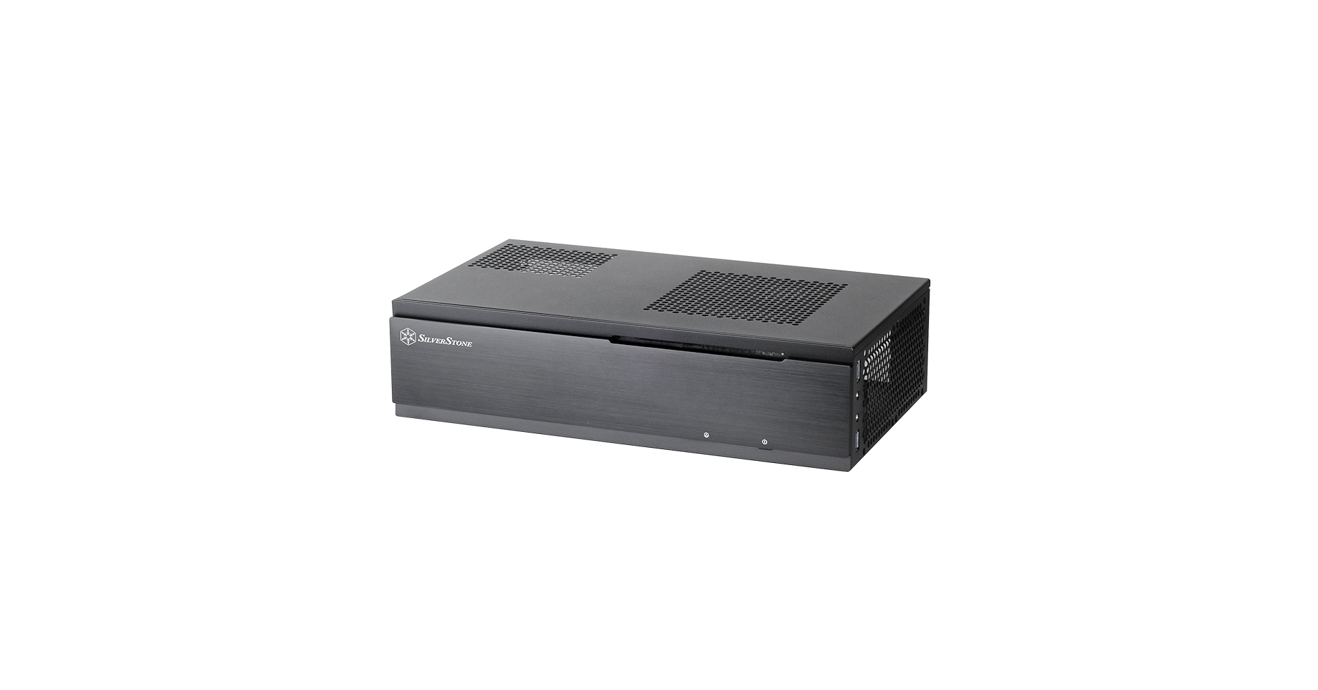 SilverStone MIRO PCケースmini-ITX SST-ML06B SilverStone Milo Series Mini-ITX HTPCケース ブラック SST-ML06B
