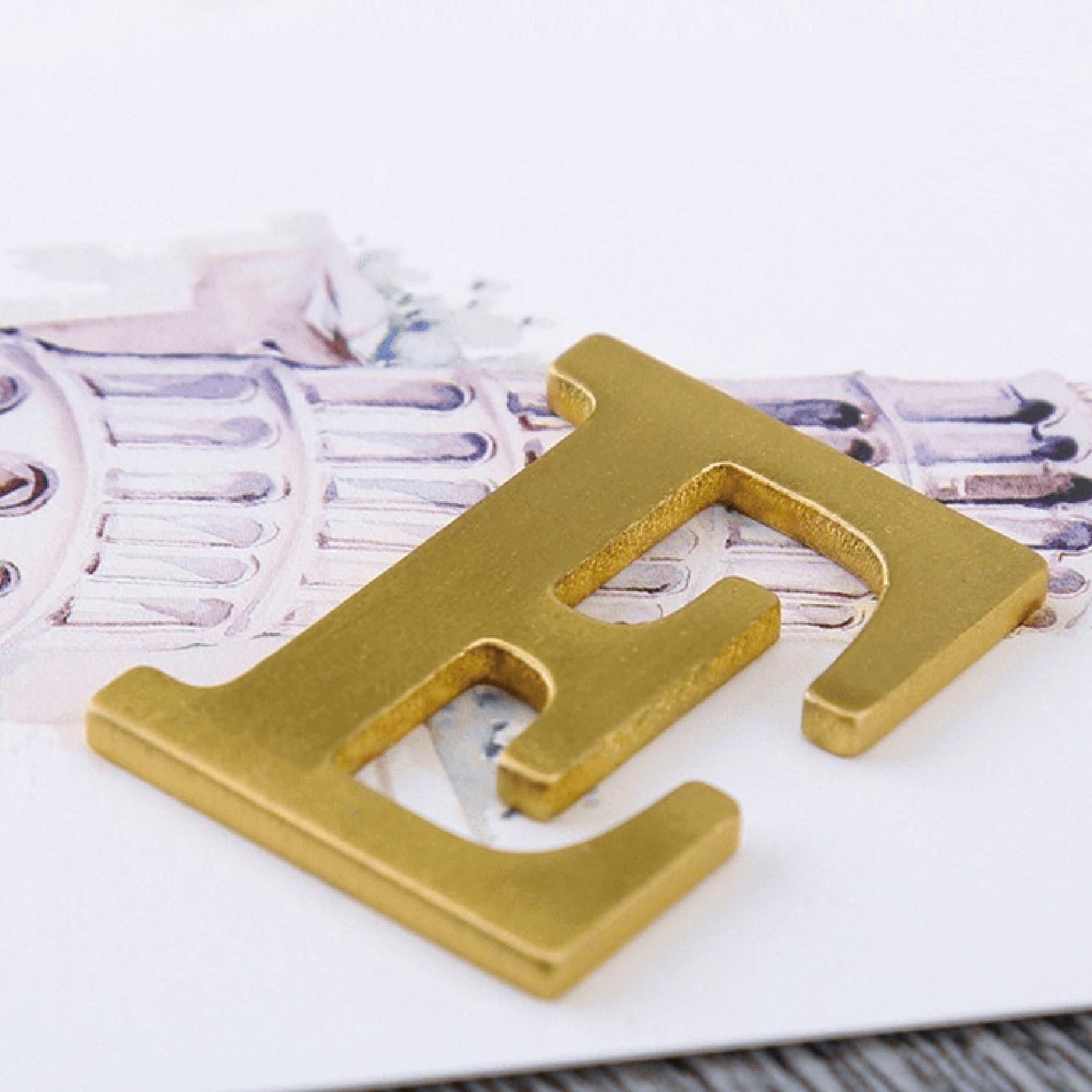 Numeri Civici Da 3 Pollici, Numero Di Porta Moderno In Metallo Ottone, 8 Cm, Lettere Dorate Per Indirizzo Di Cassetta Postale, Segno Decorativo Per Esterni, Per Camera D'hotel, Giardino(1)