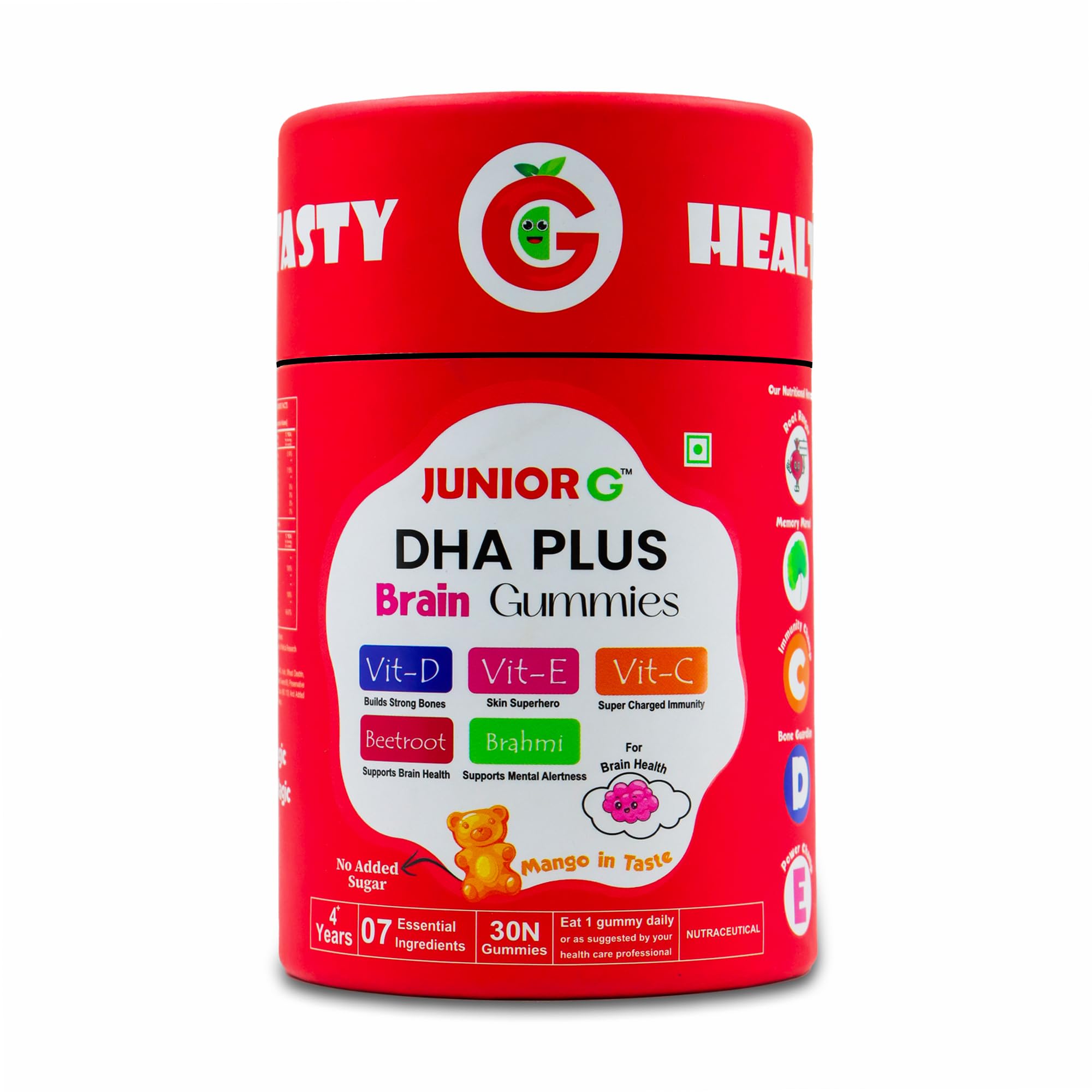 See full amazon price history chart for Junior G DHA Plus Brain Gummies for Kids, 4+ Years - Natural Mango Flavor, No Added Sugar, Enhances Focus, Memory & Cognitive Health, Supports Brain Development, 30-Days Pack, 100% VEG Junior G DHA Plus Brain Gummies for Kids, 4+ Years - Natural Mango Flavor, No Added Sugar, Enhances Focus, Memory & Cognitive Health, Supports Brain Development, 30-Days Pack, 100% VEG (B0D33B4ZP8) Amazon Price History, Amazon Price Tracker