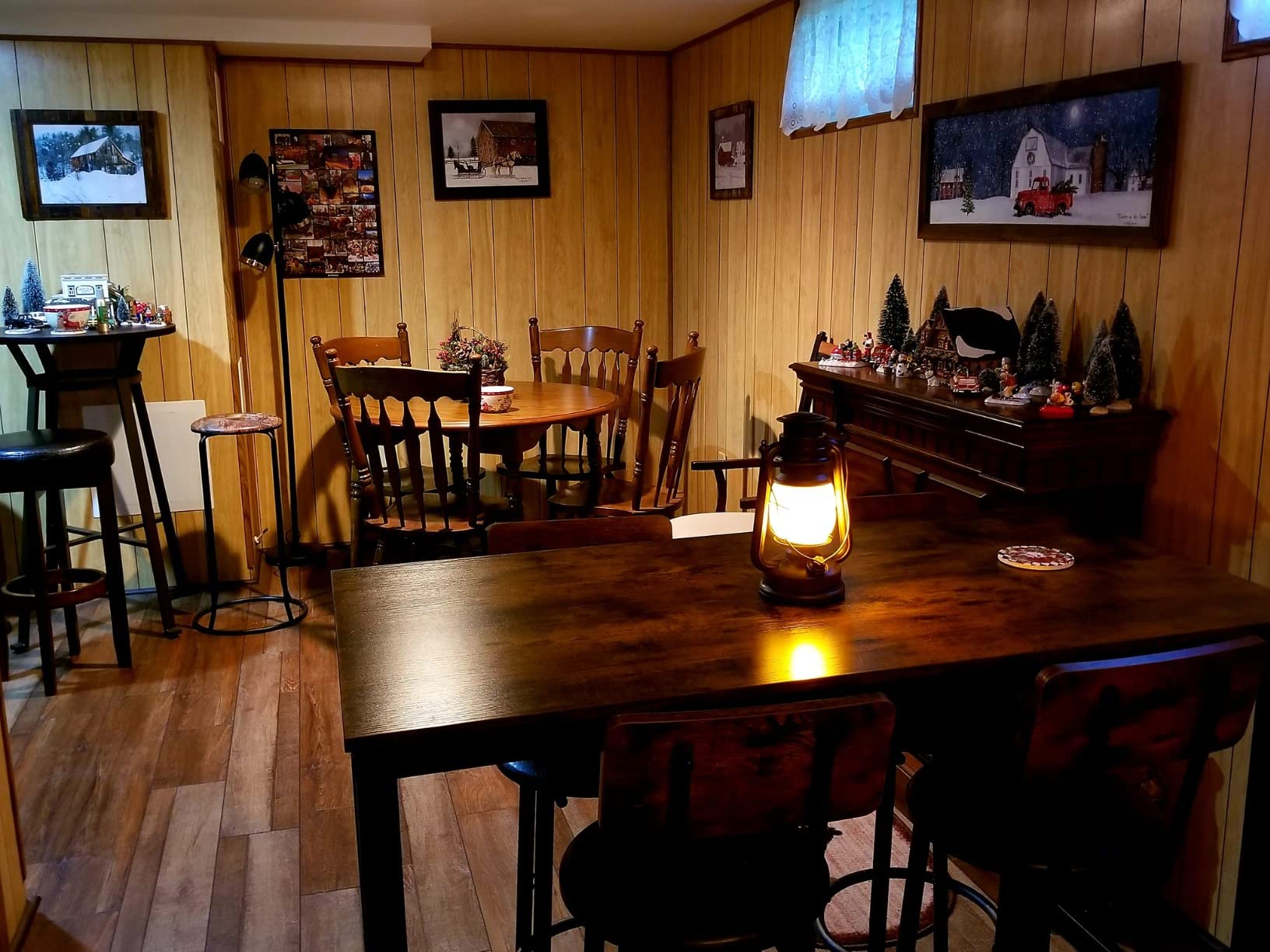 25/mo Finance OGAOL Bar Table and Chairs Set, Dining Table Set