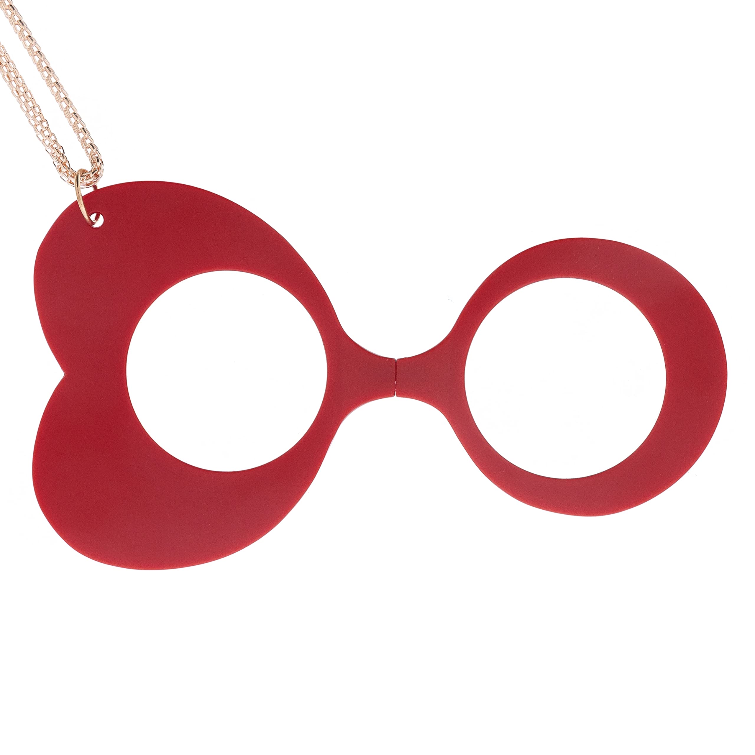 DIDINSKY Gafas o Lupa de Lectura. Colgante de Aumento con Cadena. Binóculo Plegable sin Patillas para Hombre y Mujer. 4 Modelos y 6 Colores - MUSA