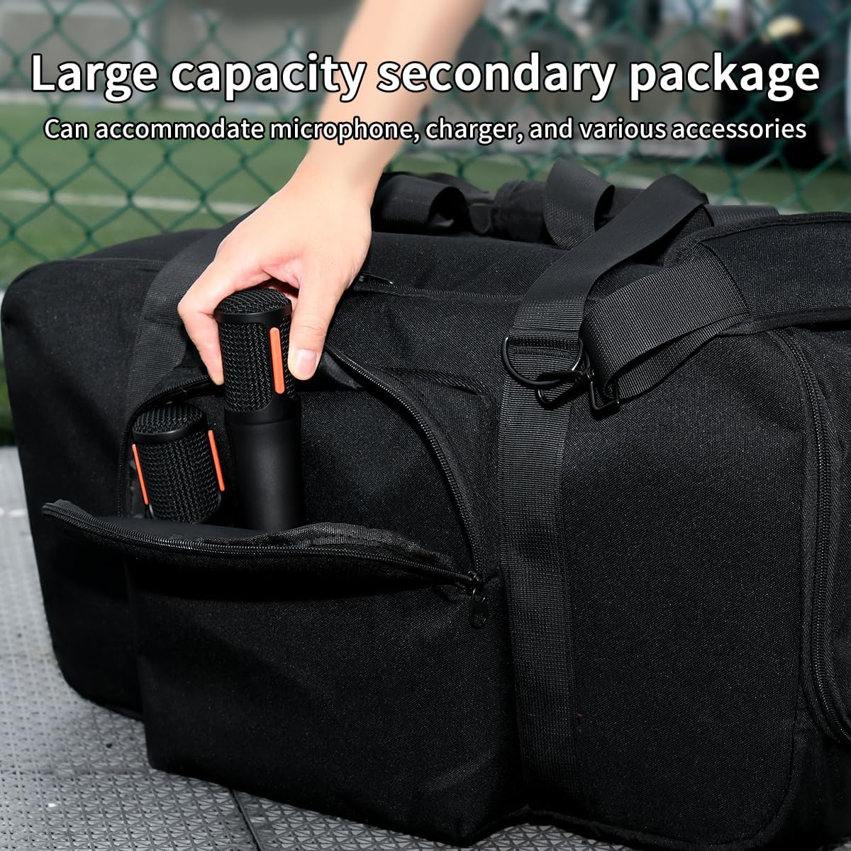 Carrying Case for JBL PartyBox Club 120 Speaker, Portable Speaker Storage Bag Carry Case with Shoulder Strap for JBL PartyBox Club 120
