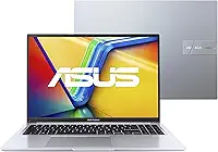 Notebook ASUS Vivobook 16, Intel Core i7 1355U, 8 GB, 512 GB SSD Win 11 Home, Cool Silver, 16" Nível IPS - X1605VA-MB741W