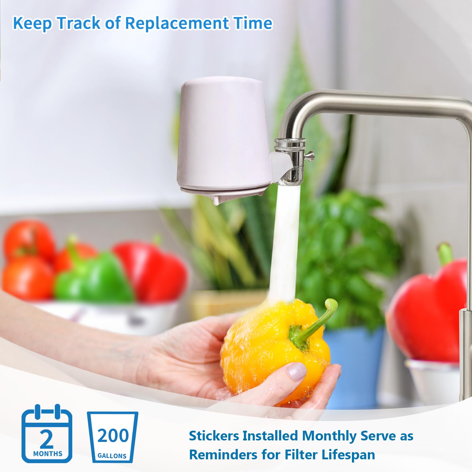 Upgraded FM15RA Faucet Water Filter Compatible with Culligan FM-15RA Water Filter Culligan FM-15A Filtration System 3 Pack — view 4