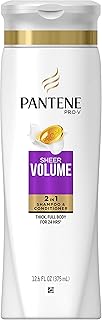 Pro-V 2 in 1 Shampoo & Conditioner, Sheer Volume with Collagen, 12.6 Ounce
