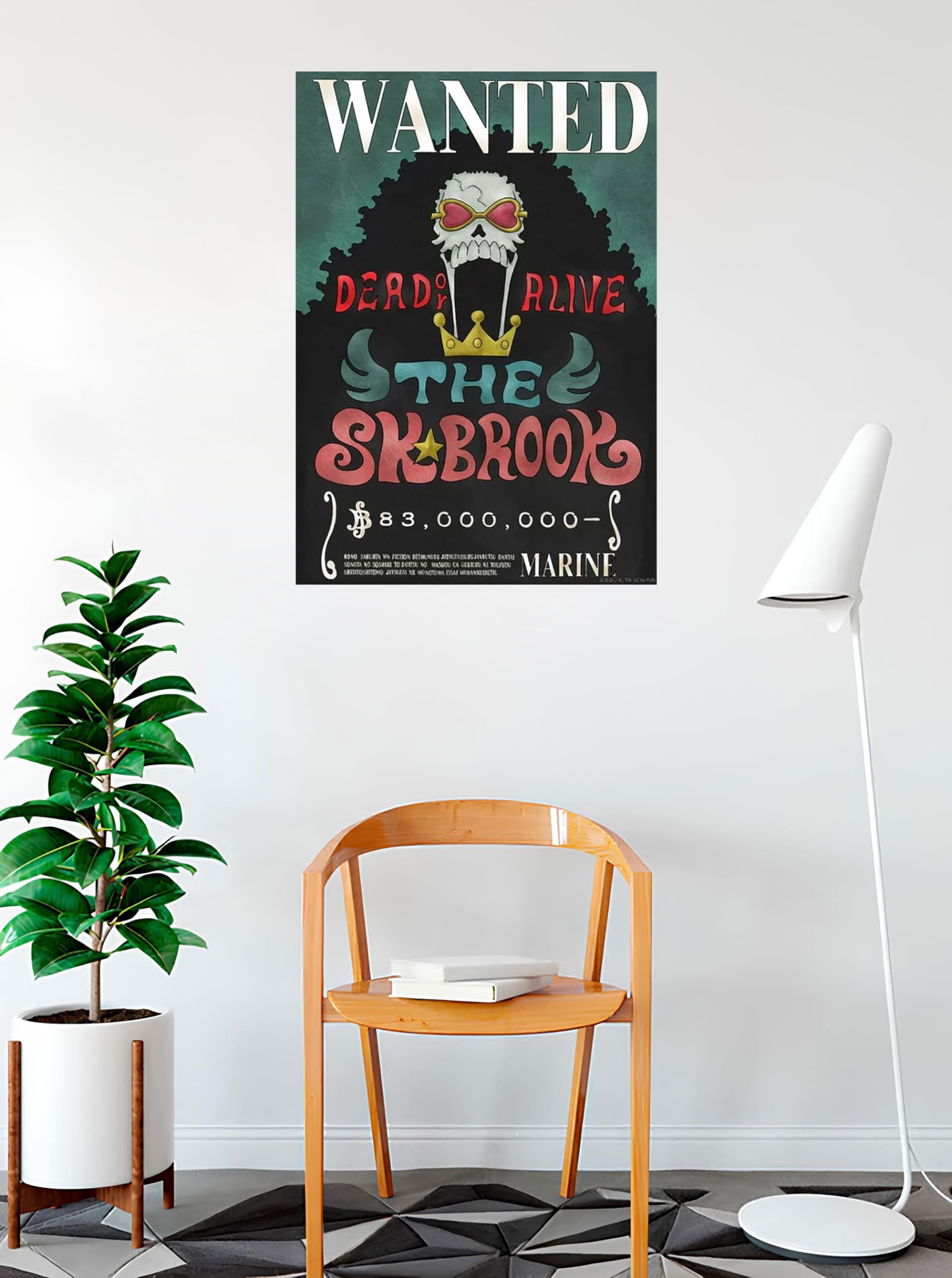 BUY ART FOR LESS Pôster artístico oficialmente licenciado One