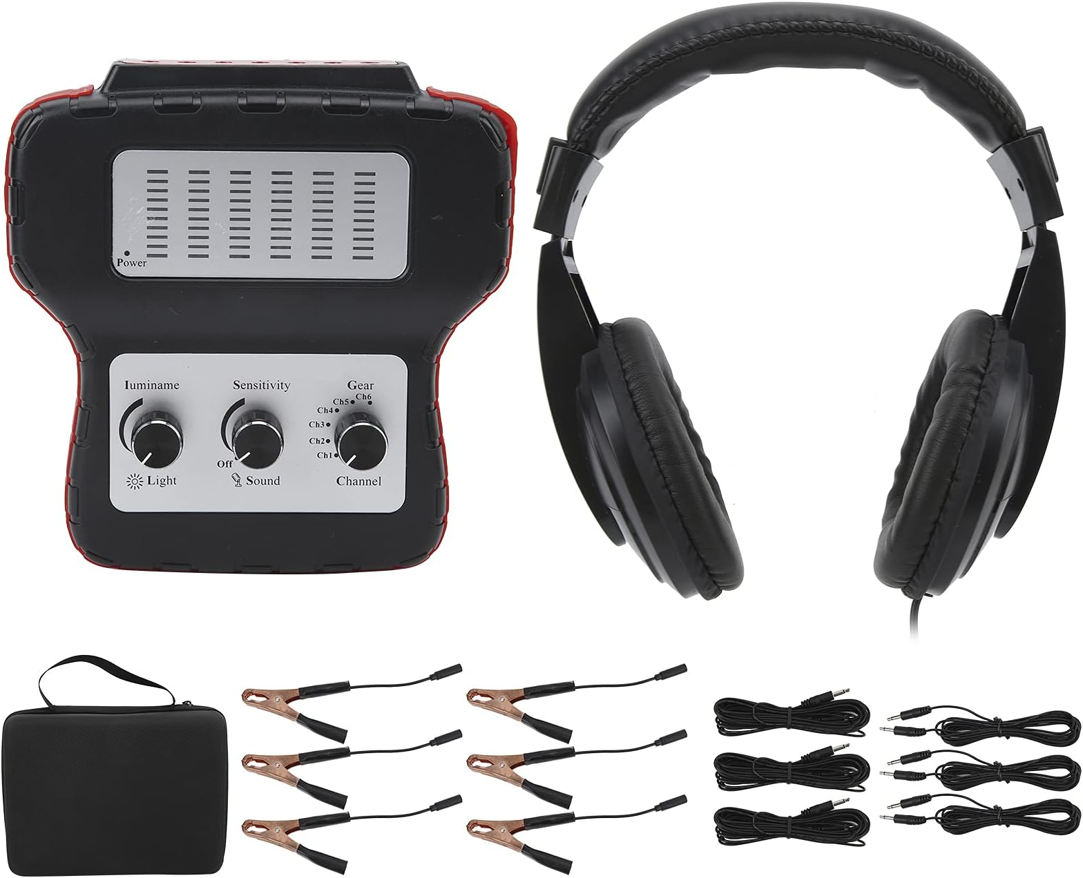 Car Electronic Stethoscope Multi‑Channel Engine Chassis System Ears Electronic Stethoscope Diagnostic Kit