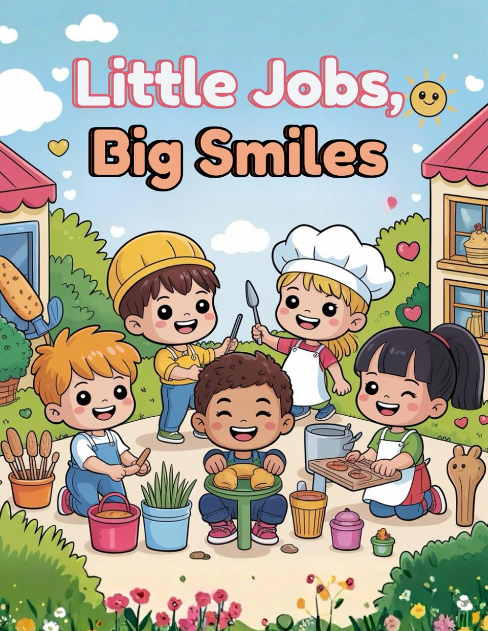 Little Jobs, Big Smiles: This adorable coloring book invites kids to explore fun little jobs through cute chibi characters. Each page features a happy ... that inspire creativity and imagination.
