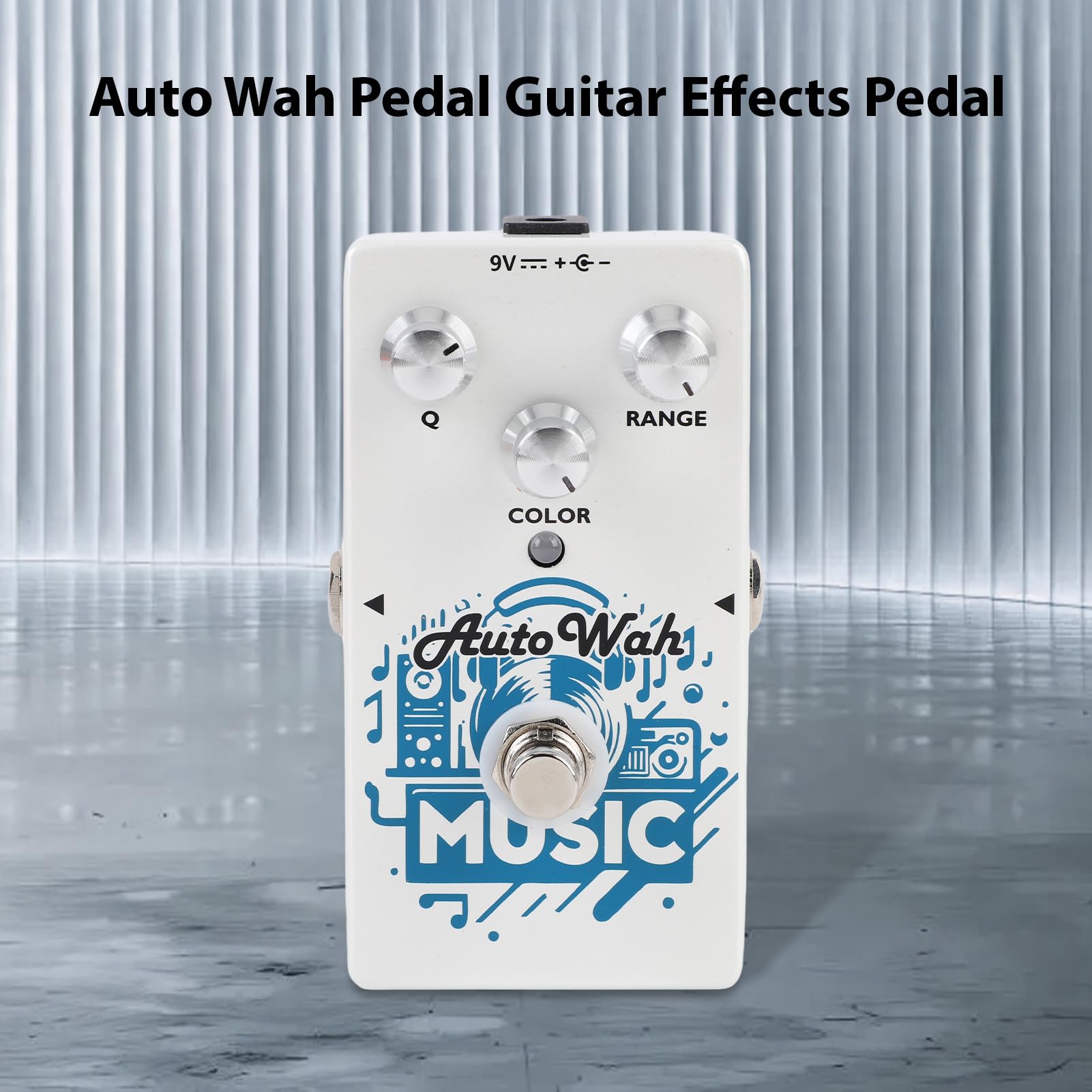 Walmeck Pedalata di Auto Wah per Chitarra Elettrica, Design Classico con Registrazione Ad Anello, Controllo a 3 Knob, Stile Funk, Performance Teatrale, Iconico Stile degli Anni '70