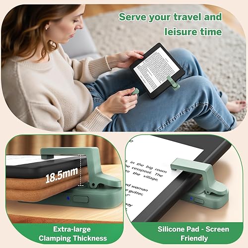 Miniatura 4 de Anillo girador de páginas para Kindle, control remoto para iPhone, iPad, tabletas Android, lectores electrónicos, girador de páginas para Kindle,