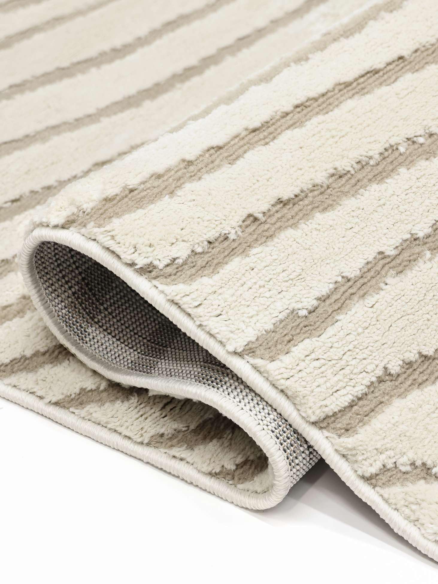RugVista Chaima, Alfombra, Modernas, 240 x cm, Cuadrado, Pelo Medio, Limpieza en seco, Oeko_Tex_100, Blanco Crema/Beige