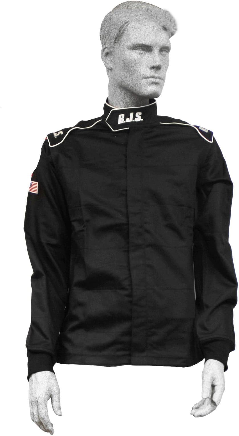 RJS Racing Equipment "Elite FIRE Suit Racing Jacket SFI 3.2A/1 Black Adult Small