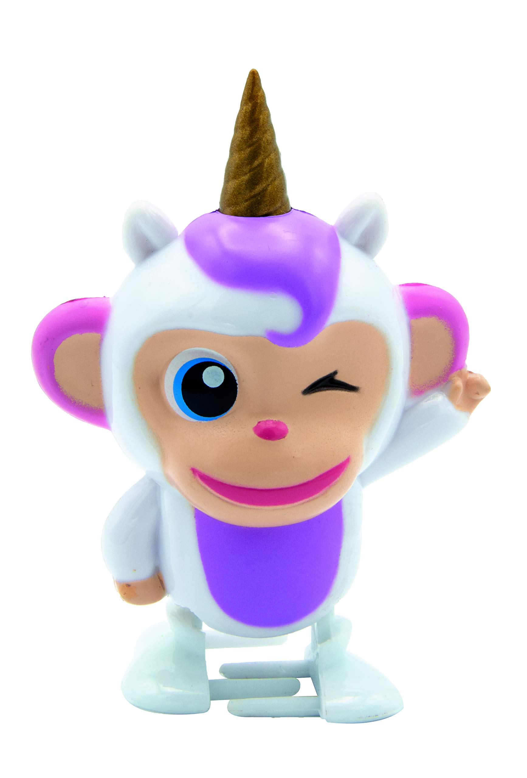 Joy Toy 31025 Wonderpark Wonder Monkey Wind Up Toy 5 cm Unicorn Multi-Coloured
