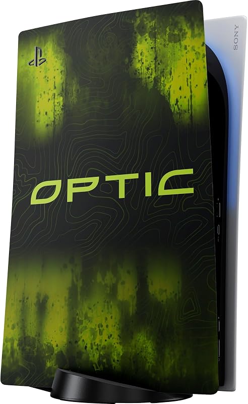 Consola Razer Optic GREENWALL Piel: PlayStation 5 / PS5 (Disco) - Envoltura completa - Vinilo fundido Premium 3M - Resistente a los arañazos - Diseños y acabados únicos - Fácil aplicación