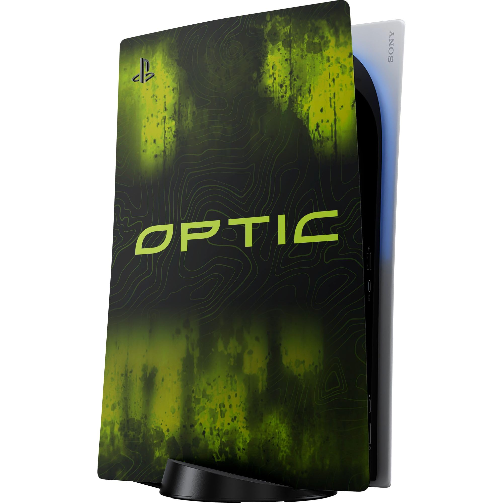 Razer Optic GREENWALL Console Skin: PlayStation 5 / PS5 (Disc) - Full Wrap - Premium 3M Cast Vinyl - Scratch Resistant - Unique Designs &amp; Finishes - Easy Application