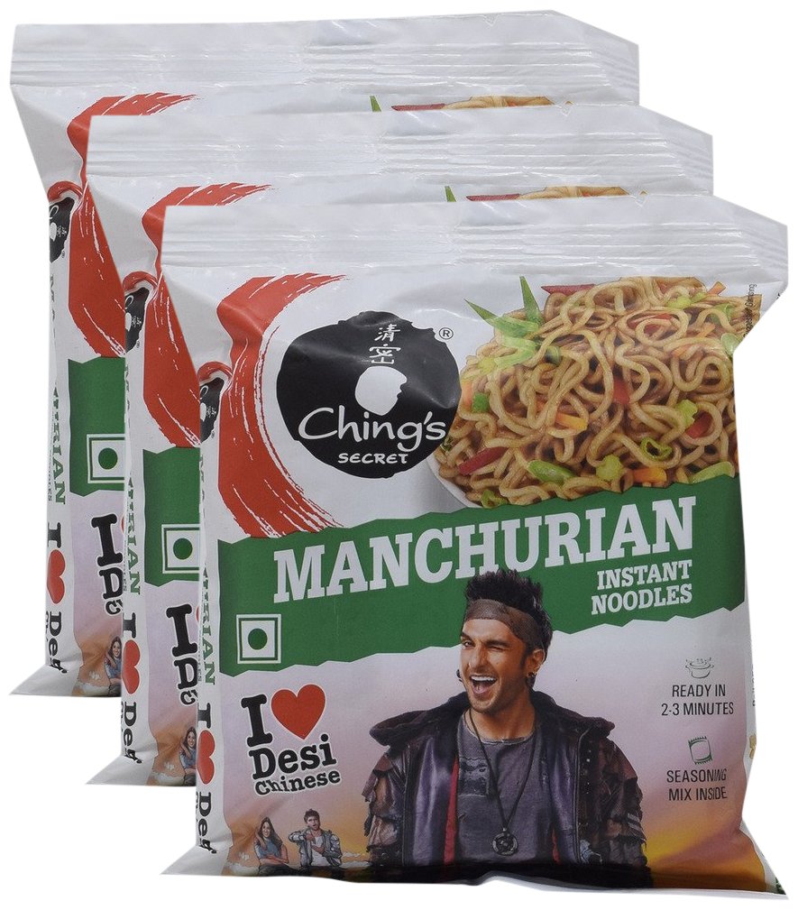 Big Bazaar Combo - Ching's Noodles Manchurian, 60g (Buy 2 Get 1, 3 Pieces) Promo Pack