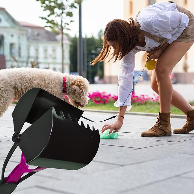 Foto 2 de 8 de 60 cm portátil para excrementos de Perros, recogedor de excrementos para Perros