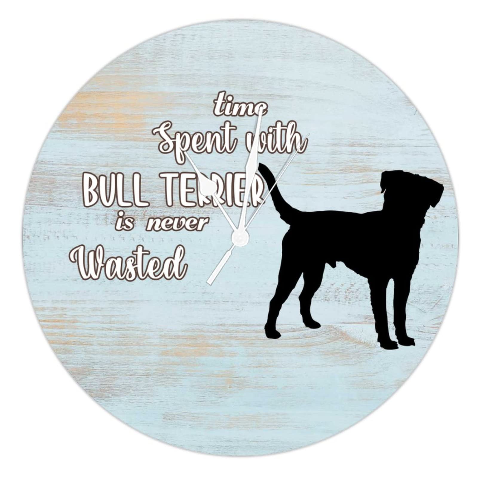 Horloge pour chalet et salon déco campagne chic motif chiots mignons