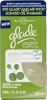 Glade Relaxing Moments Plugins Scented Oil Refill, Garden Retreat, 0.71-Ounce (Pack of 2)