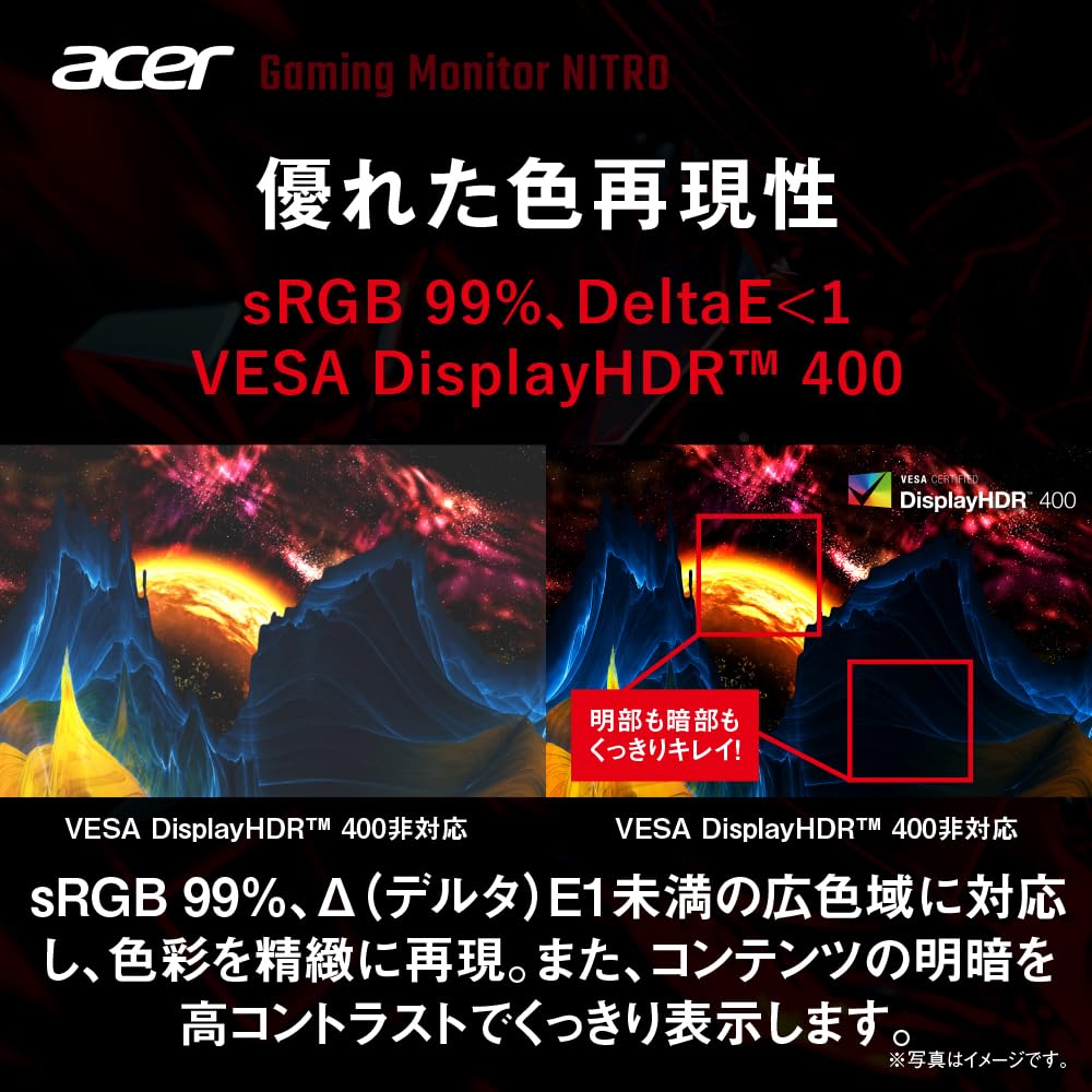 Amazon.co.jp: Acer ゲーミングモニター Nitro 24.1インチ 540Hz 非
