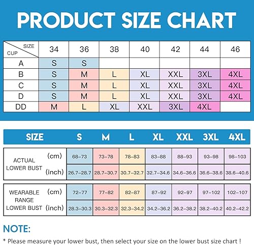 Vista 6 de KIMIKAL Post Surgery Bra Front Closure Surgical Bra Sports Bra Breast Augmentation High Support Women