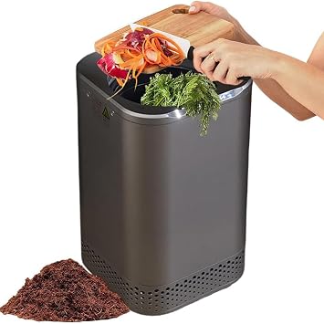 Smart Garbage Composting Machine, Quickly Convert Food Waste Into Compost in 3-8 Hours with One Button, Food Composting Box, Commercial Kitchen Food Waste Disposer
