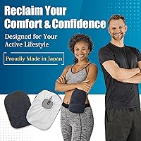 Vista 5 de Funda para bolsa de ostomía desodorizante elástica D con tapón de cordón (F, estilo denim)