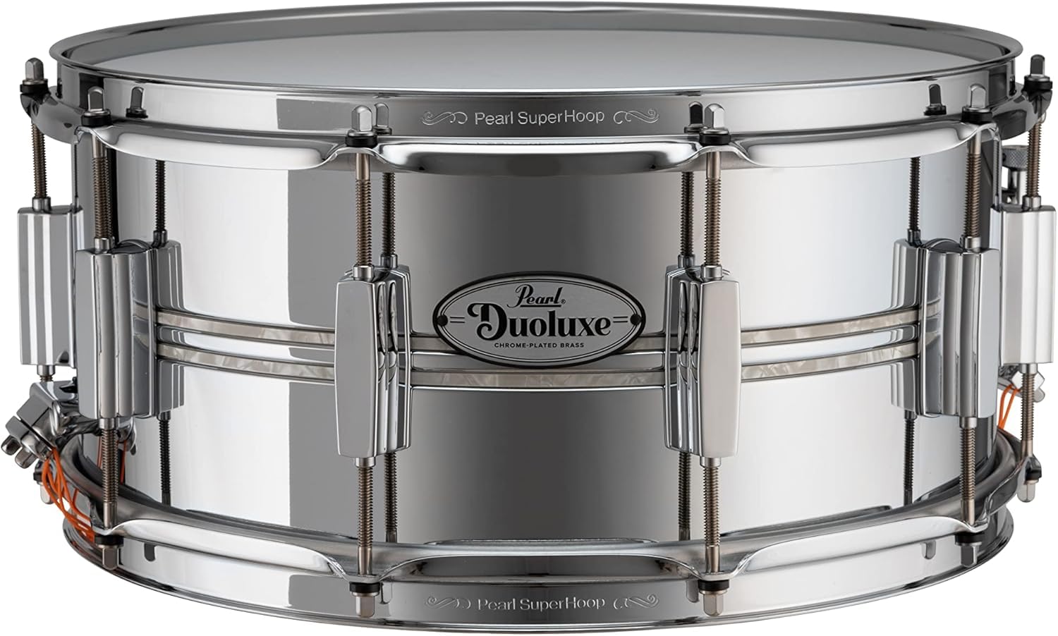 Pearl DUX1465BRC-405 Snare-Drum, 14 x 6,5 Zoll, Duolux, Chrom / Messing