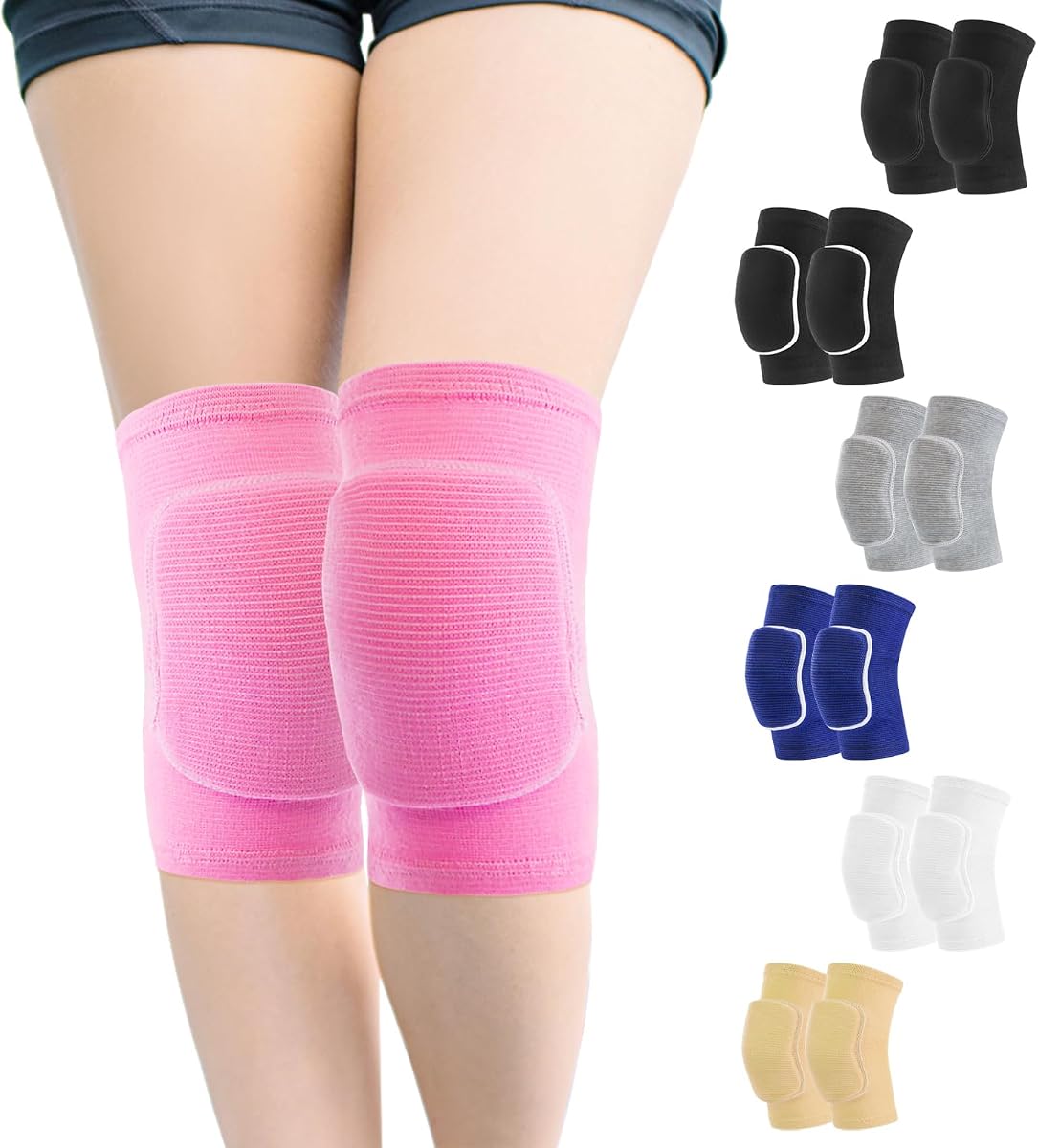 volleyball knee pads for Girls, Youth, Kids, Women, Men, Protective Knee pads for Volleyball Basketball Football Dance Yoga Tennis Running Cycling Workout Wrestling Climbing