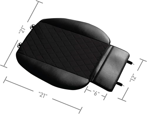 Miniatura 10 de Asientos de automóvil FH Group PU207 gris negro 102, piel sintética, compatible con bolsas de aire.