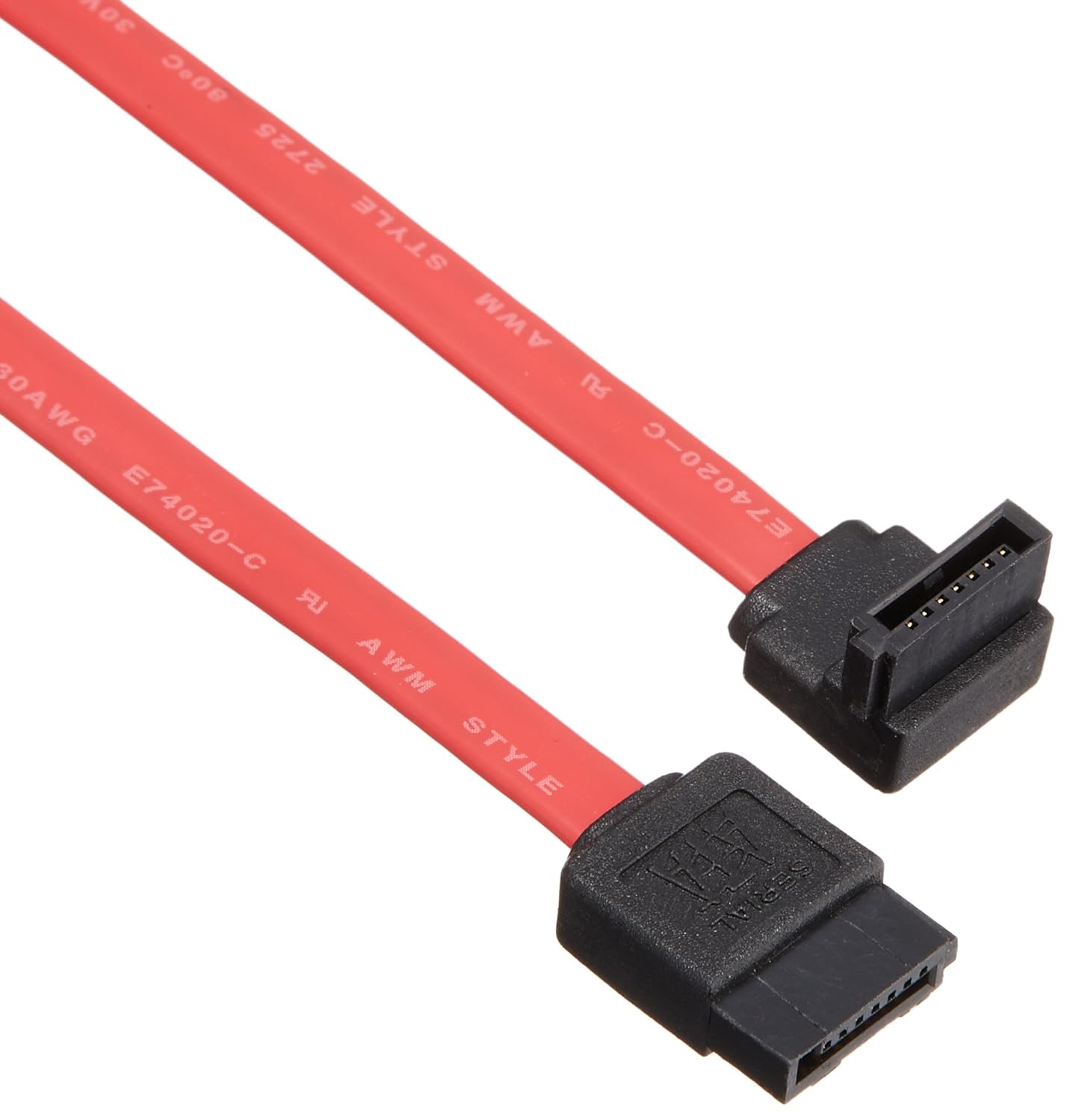 Sanwa Supply TK-SATA3-03UL Top L Type Serial ATA 3 Cable, 0.3m