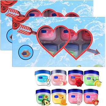 Pack of 16 Summer Lip Balm Lip Gloss Set Lip Care and Smooth Lips Lip Balm for Daily Care Lip Gloss Girls Lip Balm with Various Flavours