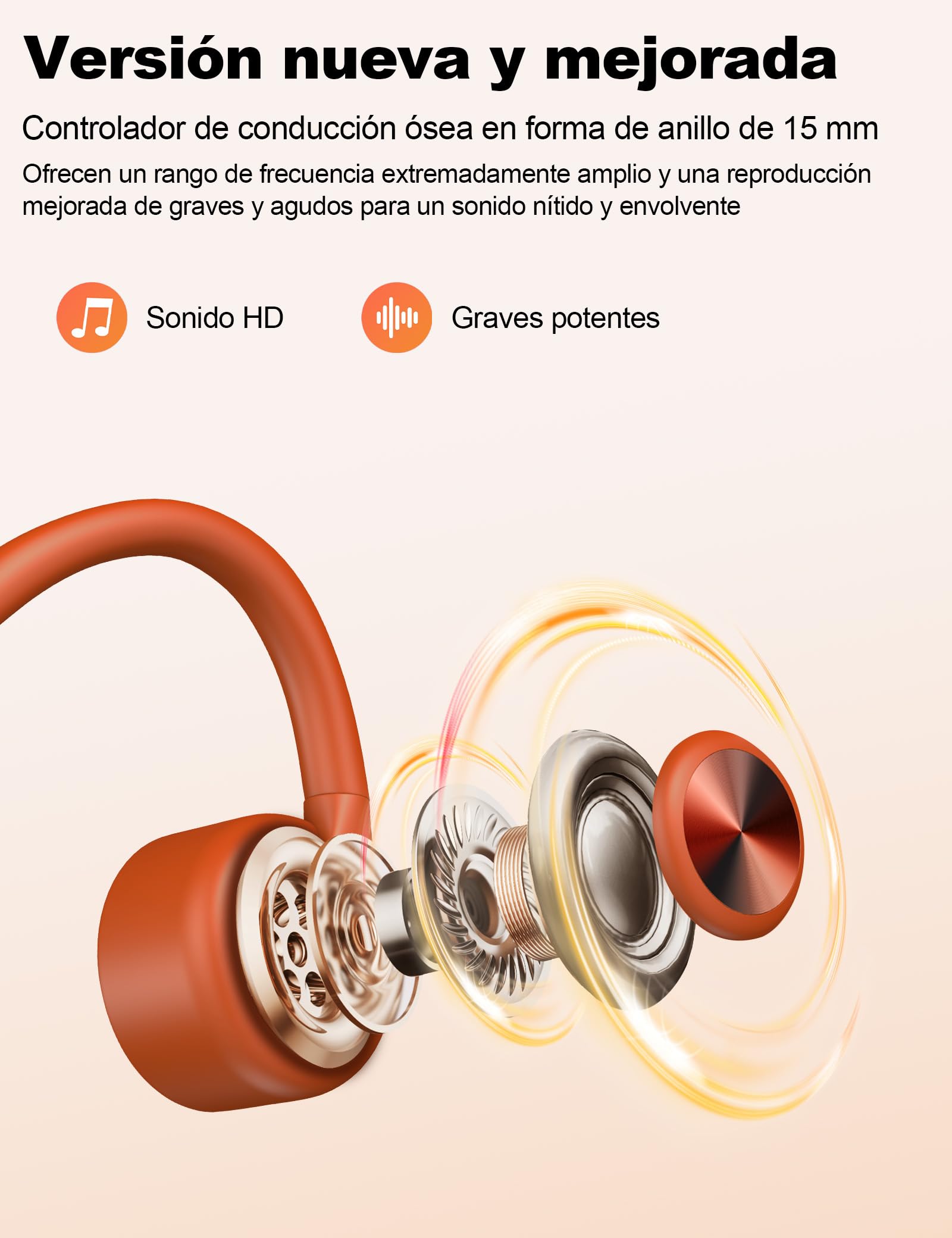 Cuffie a Conduzione Ossea da Nuoto IP68 Impermeabili con Lettore MP3 32GB - Auricolari Sportivi Wireless Bluetooth con Microfono Incorporato, Design Open-Ear per Corsa, Ciclismo e Nuoto