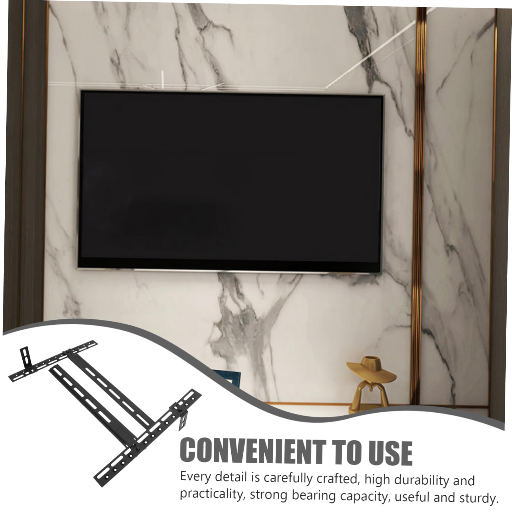 Lautsprecherhalterung Metall Robust bis Tragkraft Tv Soundbar Halterung Wandmontage Kompatibel für PC Auto Speaker Stand