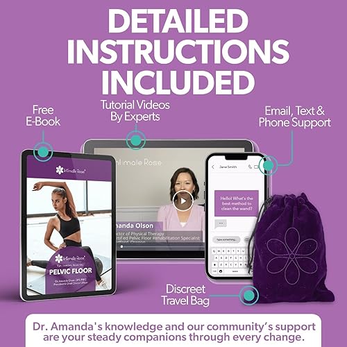 Miniatura 7 de Intimate Rose - Varita pélvica para puntos de activación y puntos sensibles, para músculos del suelo pélvico, hombres y mujeres, uso en terapia