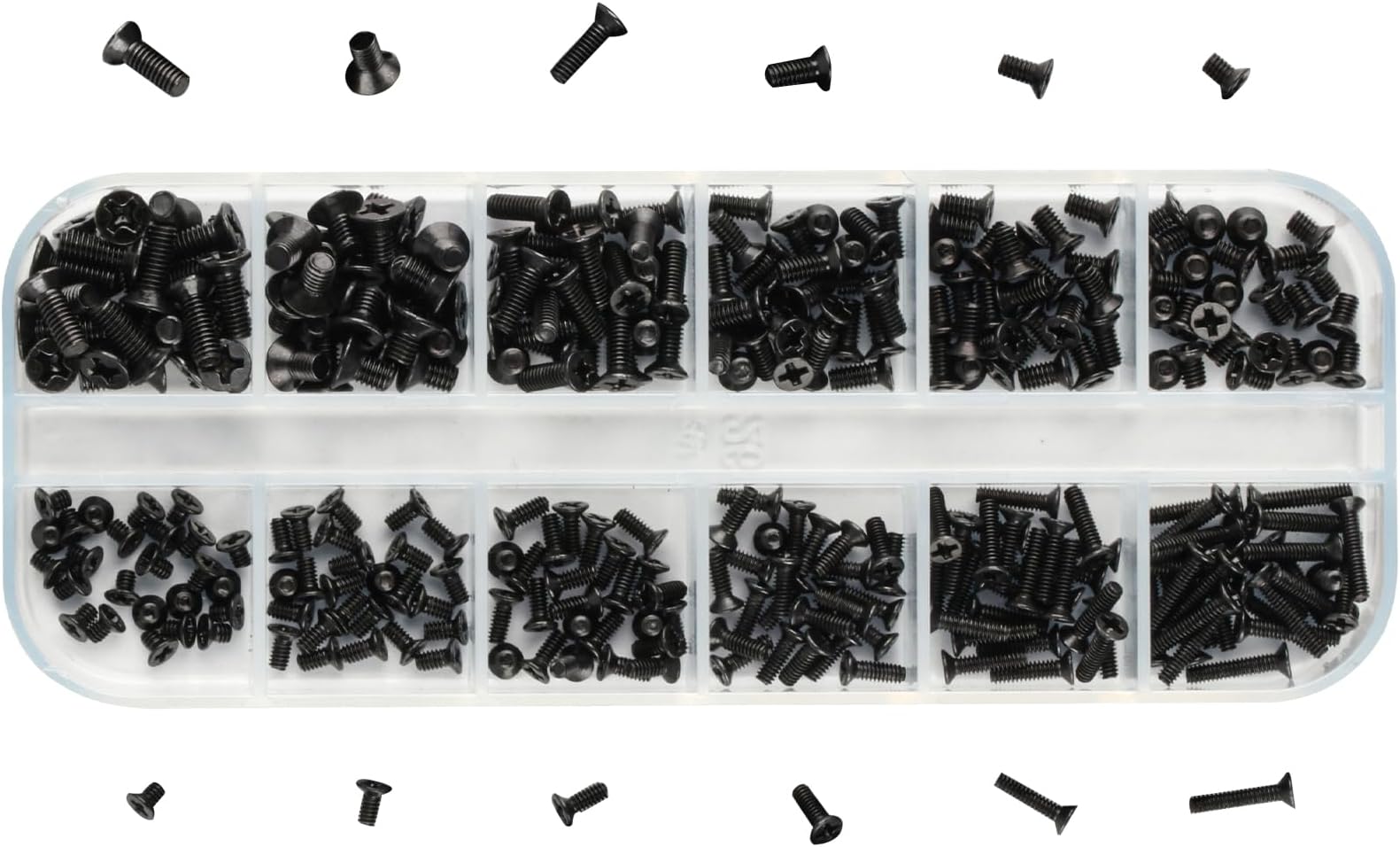 300 Pcs M2 M2.5 M3 Screw Set for Laptop and Computer, SSD Electronic Replacement Kit Compatible with HP Dell Samsung Sony Lenovo