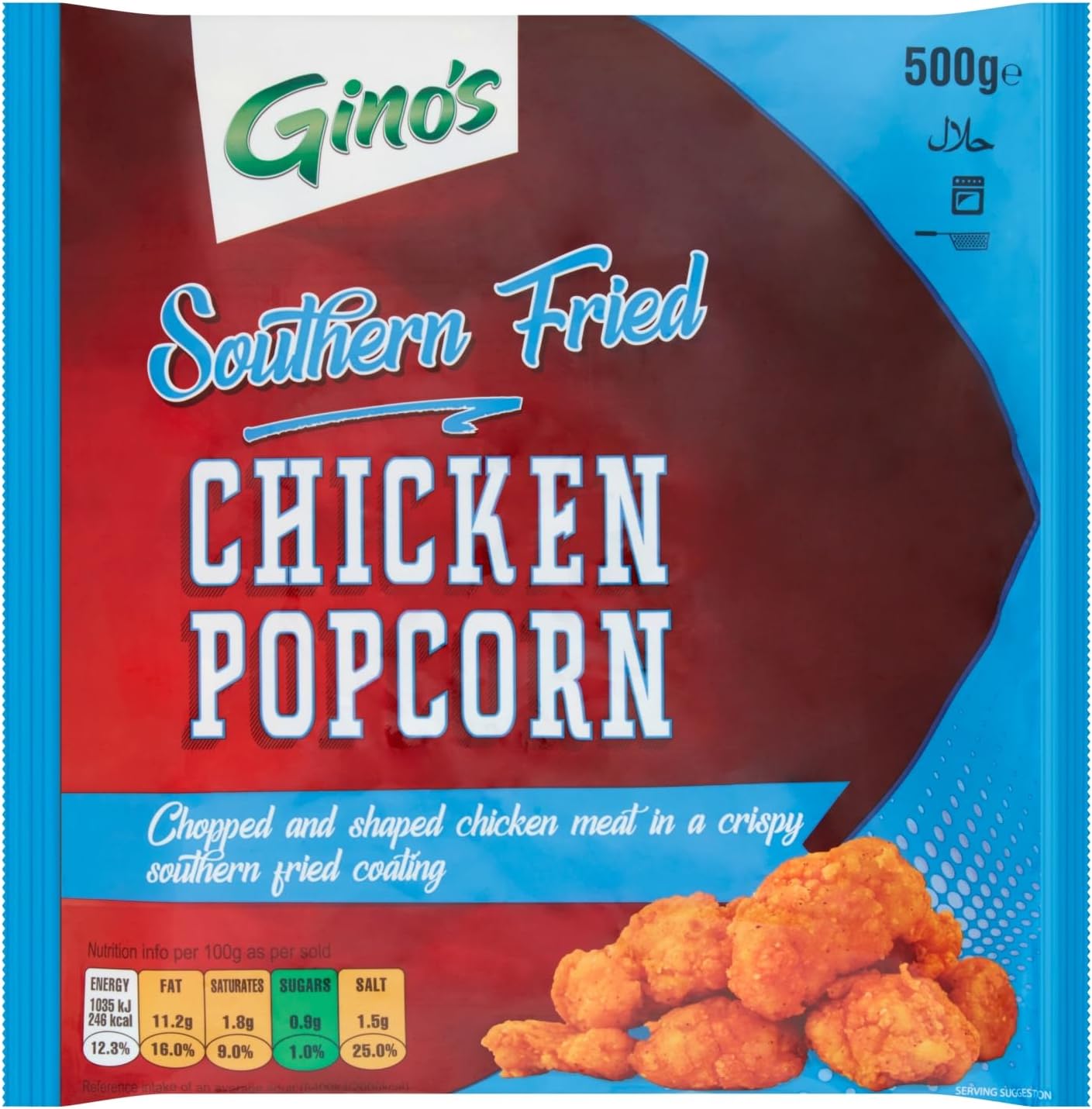 Gino's Chicken Popcorn 500g