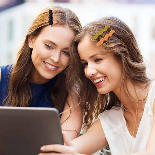 Miniatura 6 de Paquete de 12 pinzas antideslizantes para el cabello de concha de tortuga para mujer, estilo cocodrilo, celuloide, accesorios para niñas, varios