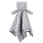 Pro Goleem Hippo Loveys for Babies, Soft Security Blanket Baby Snuggle Toy Newborn Stuffed Animals Baby Gifts for Boys and Girls, 16 Inch