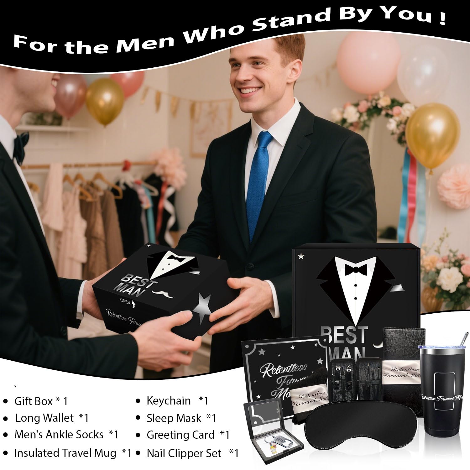 Birthday Box for Men,Gift Set for Dad, Husband, Brother, Best man,Coworker,Unique Gifts for Men Who Have Everything
