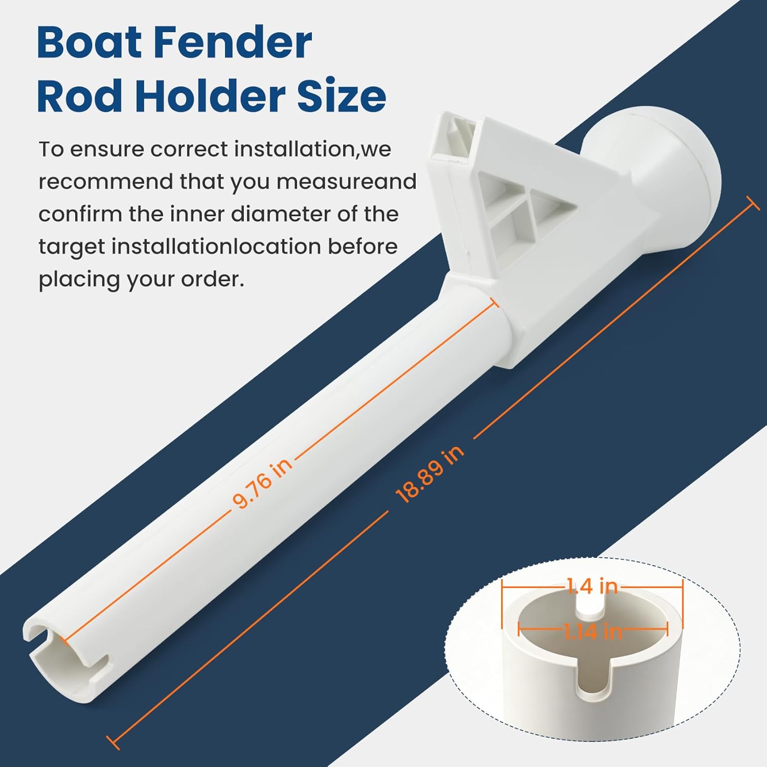 Boat Fender Holder, Boat Fender Clips, Fishing Rod Fender Support, 2 Pack, Rod Holder, Boats Rod Holders, Boarding Assist Handle, Innovative Fishing Boats Accessory.