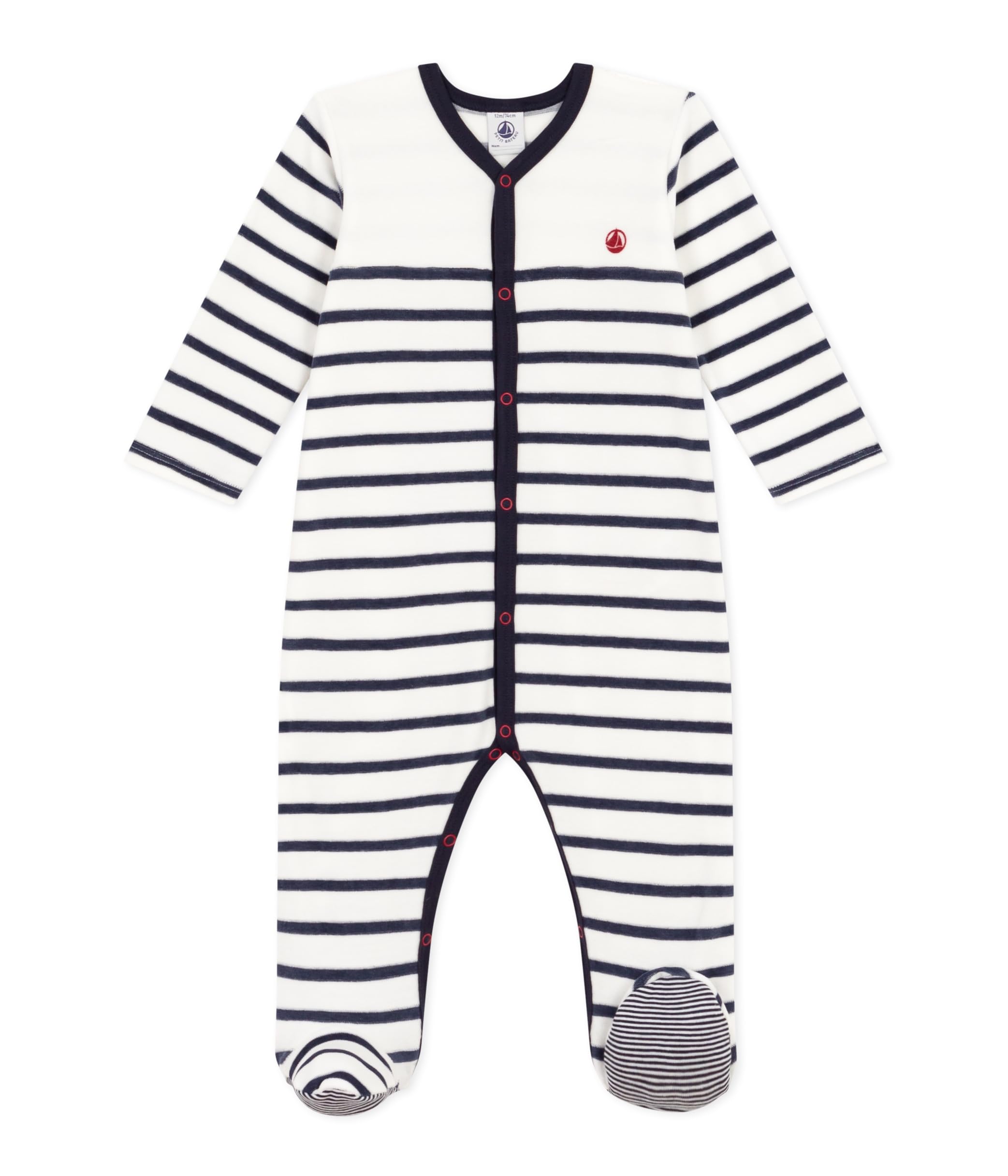 Pigiama Unisex Petit Bateau 'Dormi Bene' - 100% Cotone, Comfortevole Per Bambini, Taglia 24 Mesi