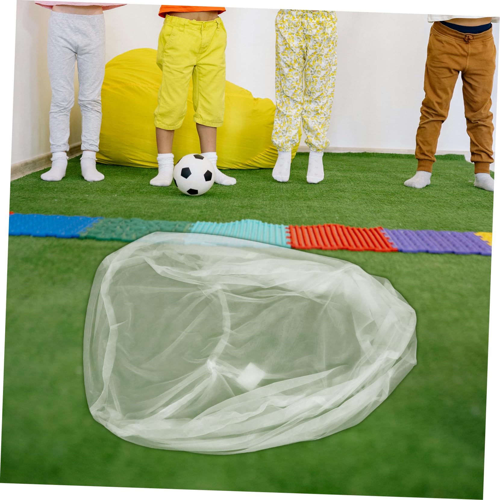 BESTYASH Sitzsack Bezug aus Weichem Netzstoff Sanft zur Haut und Reißfest als Ersatzhülle für Lazy Sofa oder Bequeme Sofas ohne Füllung